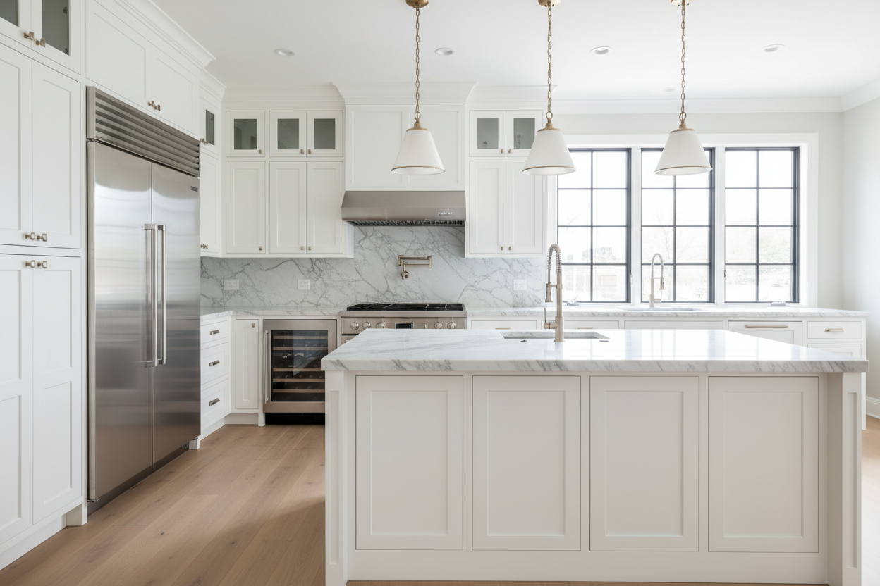 Luxury kitchen with Viking-style appliances